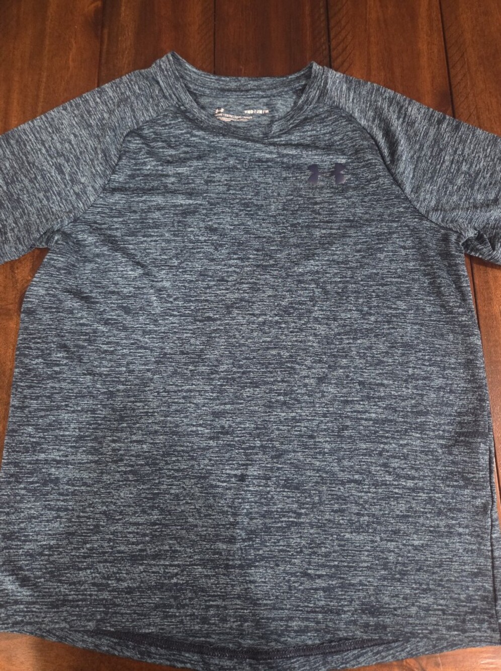 Under Armour Youth Medium Heathered blue Performance tshirt